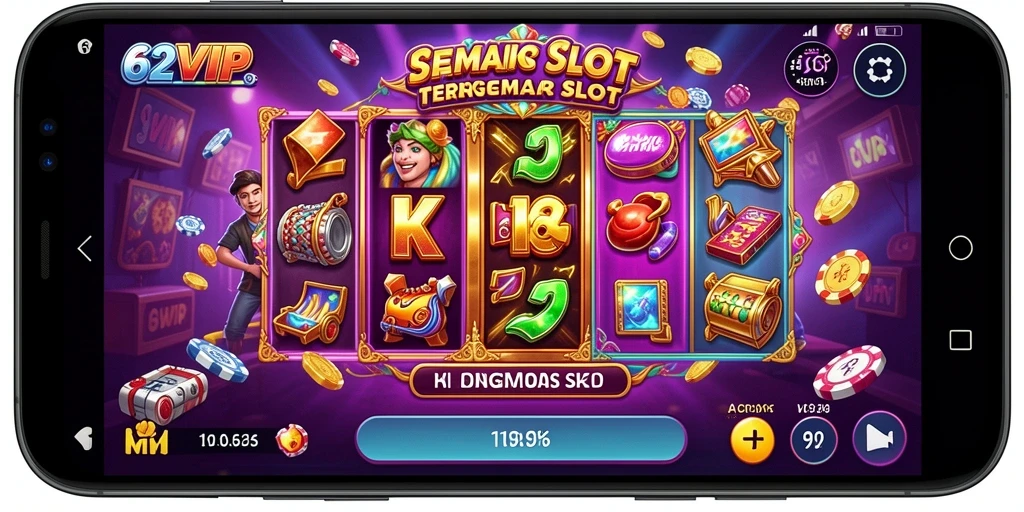 Tampilan gameplay Slot yang menarik di 62VIP.