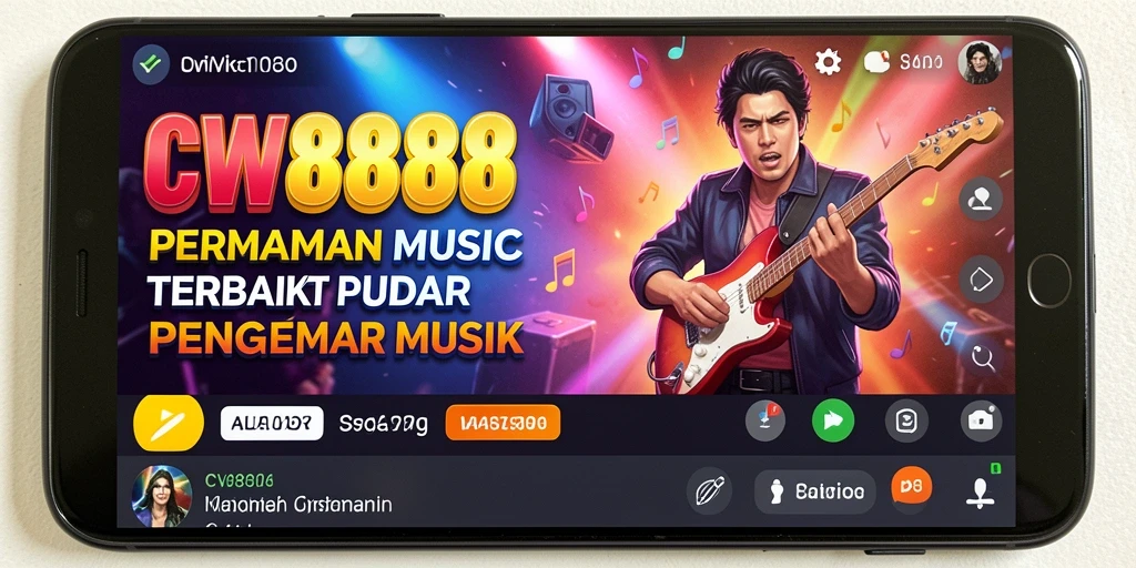 Tampilan gameplay CW8888 yang menarik dengan banyak musik.