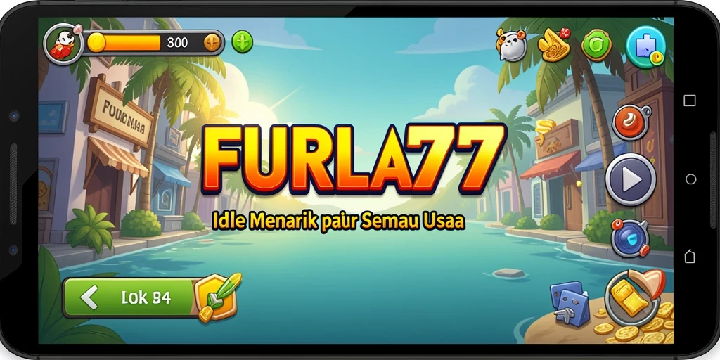 Tangkapan layar FURLA77 menunjukkan gameplay yang sederhana dan menarik.
