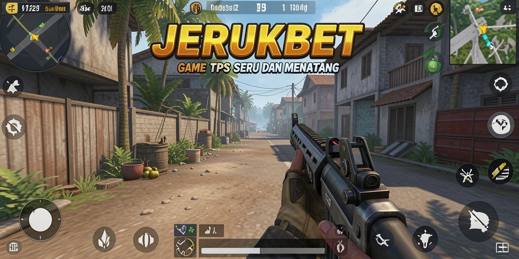 Tampilan gameplay JERUKBET yang menarik dengan aksi mendebarkan.
