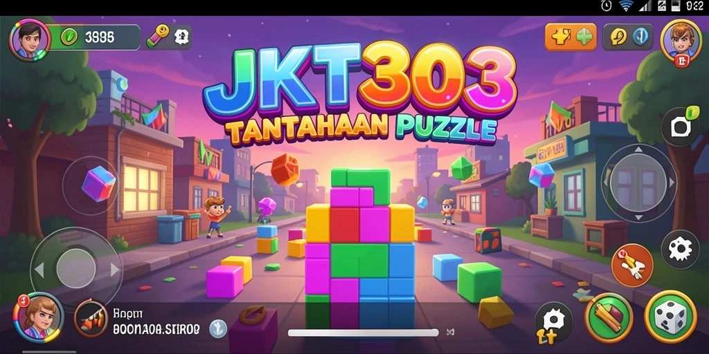 Tampilan gameplay JKT303 dengan teka-teki menarik dan seru.