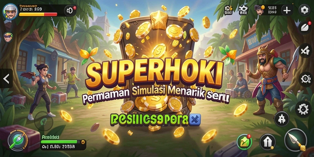 Gameplay seru dari SUPERHOKI dengan interaksi yang mendalam.