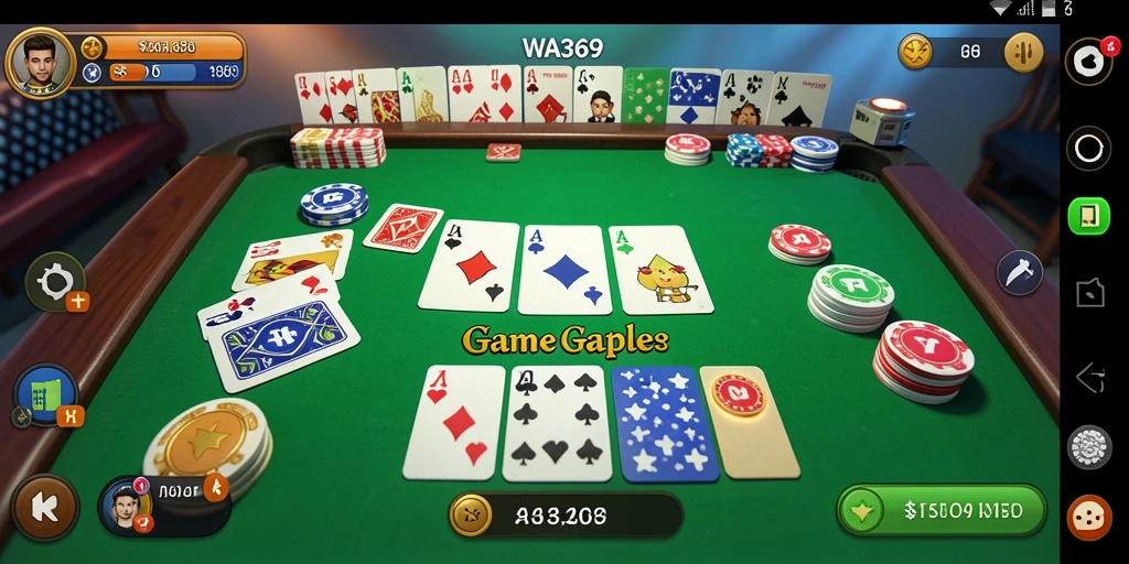 Gameplay seru WA369 menunjukkan keseruan bermain Gaple.