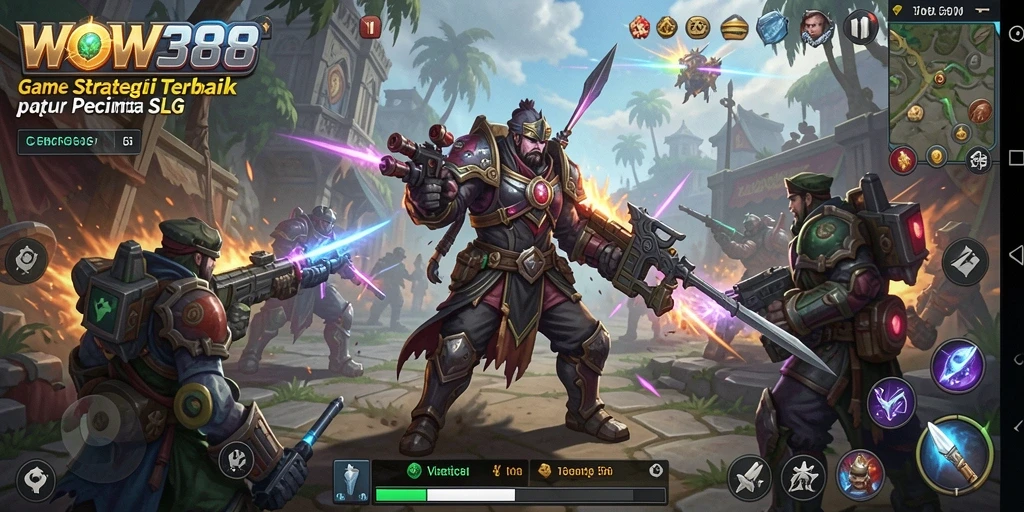 Screenshot gameplay WOW388 menunjukkan strategi dan aksi menarik.